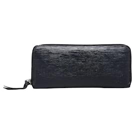 Louis Vuitton-Louis Vuitton Portefeuille Clemence Long Wallet Leather Long Wallet M60915 in good condition-Other