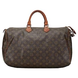 Louis Vuitton-Louis Vuitton Speedy 40 Canvas Handbag M41522 in fair condition-Other