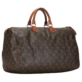 Louis Vuitton-Louis Vuitton Speedy 40 Canvas Handbag M41522 in fair condition-Other