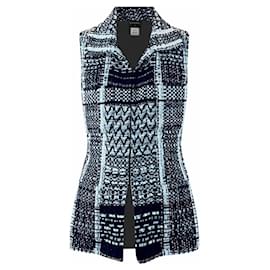 Chanel-Paris / Dubai Ribbon Tweed Vest-Black