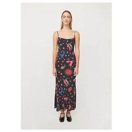 Autre Marque Robe Rhode Jemima imprimé néon zodiaque Noir