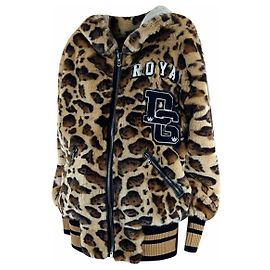 Chanel Royal upperr Faux Fur Jacket Beige Brown