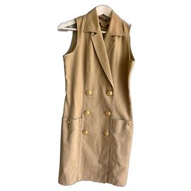 Kleid von Balmain Beige