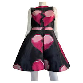 Philipp Plein-Vestidos-Preto,Rosa