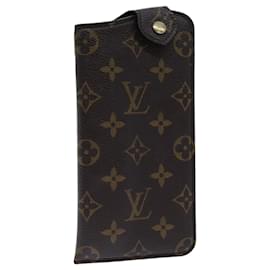 Louis Vuitton-LOUIS VUITTON Monogram Etui Lunette MM Brillenetui M66544 LV Auth 70743-Monogramm