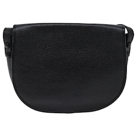 Christian Dior-Christian Dior Bandolera Cuero Negro Auth ar11733-Negro