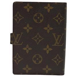 Louis Vuitton-LOUIS VUITTON Monogramm Agenda PM Tagesplaner Cover R.20005 LV Auth yk11708-Monogramm