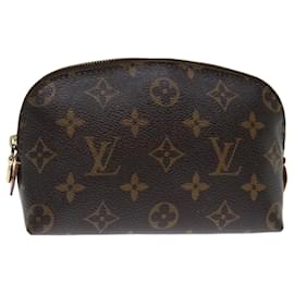 Louis Vuitton-Estuche cosmético M con monograma Pochette Cosmetic PM de LOUIS VUITTON47515 LV Auth 71060-Monograma