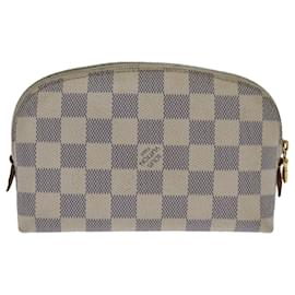 Louis Vuitton-LOUIS VUITTON Damier Azur Pochette Cosmetic PM Pouch N60024 LV Auth bs13609-Altro