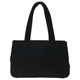 Prada-PRADA Sports Tote Bag Nylon Black Auth fm3364-Black
