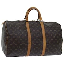 Louis Vuitton-Louis Vuitton-Monogramm Keepall 50 Boston Bag M.41426 LV Auth yk11807-Monogramm