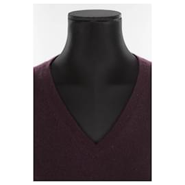Eric Bompard-Cashmere sweater-Dark red