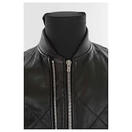 The Kooples-Leather jacket-Black