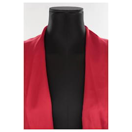 Dior-Chaqueta de seda-Roja