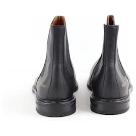 Autre Marque-Leather boots-Black