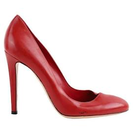 Gianvito Rossi-Leather Heels-Red