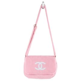 Chanel-bolsa com alça de ombro-Rosa