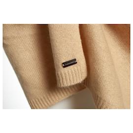 Autre Marque-Ripetere, sciarpa in cashmere color cammello-Marrone
