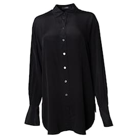 JOSEPH, Camicia di seta nera Nero