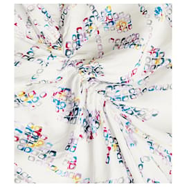 Isabel Marant Etoile-Robe imprimée en blocs écru Isabel Marant Etoile Danalia-Blanc,Multicolore,Écru