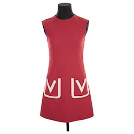 Valentino-Wool dress-Red
