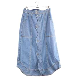 Autre Marque-cotton skirt-Blue