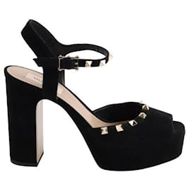 Valentino-Leather Heels-Black