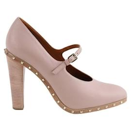 Valentino-Leather Heels-Pink