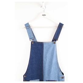 Autre Marque-Cotton jumpsuit-Blue