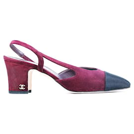 Chanel-CHANEL  Sandals T.eu 35.5 leather-Purple