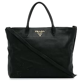 Prada-PRADA HandbagsLeather-Black