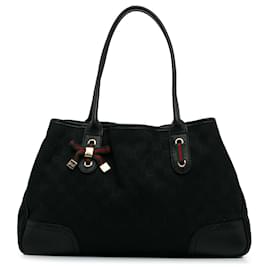 Gucci-GUCCI HandbagsCloth-Black