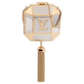 Louis Vuitton-LOUIS VUITTON HandbagsCloth-Golden