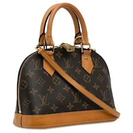 Louis Vuitton-LOUIS VUITTON HandbagsLeather-Brown