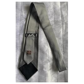 Hermès-Ties-Grey,Dark grey