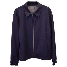 Theory Zerega Jacket in Navy Blue Wool Blend Blue Navy blue