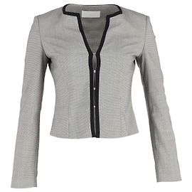 Hugo Boss Boss-Jacke aus grauer Wolle Grau