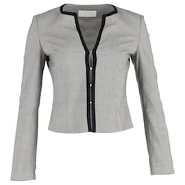 Hugo Boss-Boss Jacket in Grey Wool-Grey