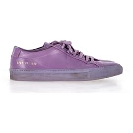 Autre Marque-Common Projects Achilles Low-Top-Sneakers aus violettem Leder-Lila