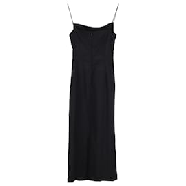 Autre Marque-Christopher Esber Cutout Maxi Dress in Black Wool-Black