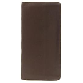 Louis Vuitton-Portefeuille Brazza in Good Condition-Brown