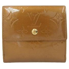 Louis Vuitton-Louis Vuitton Vernis Short Wallet Leather Short Wallet M91170 in fair condition-Other