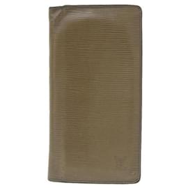 Louis Vuitton-Louis Vuitton Portefeuille Brazza Long Wallet Leather Long Wallet M60878 in fair condition-Other