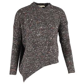 Stella Mc Cartney Asymmetrischer Pullover von Stella McCartney aus grauer Wolle Grau