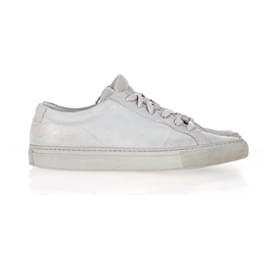 Autre Marque-Common Projects Achilles Low-Top Sneakers in Grey Leather-Grey
