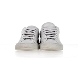 Autre Marque-Common Projects Achilles Low-Top Sneakers in Grey Leather-Grey