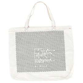 Isabel Marant-Isabel Marant Printed Tote Bag in White Canvas-Other