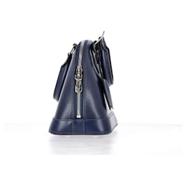 Louis Vuitton-Borsa a mano Louis Vuitton Alma BB in pelle Epi blu-Blu