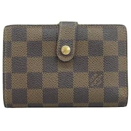 Louis Vuitton-Louis Vuitton Porte Monnaie Viennois Canvas Kurze Geldbörse N61664 in guter Kondition-Andere