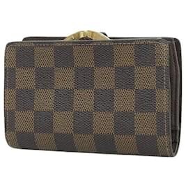 Louis Vuitton-Louis Vuitton Porte Monnaie Viennois Canvas Kurze Geldbörse N61664 in guter Kondition-Andere